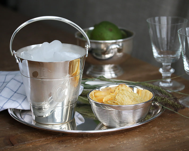 Hôtel Silver Private Label ICE PAIL with Hinged Handle