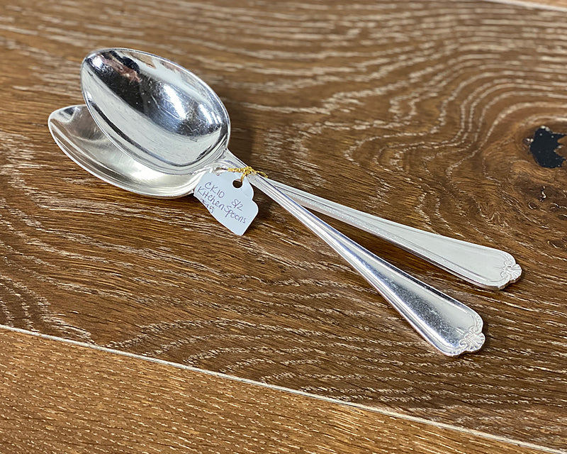 Hôtel Vintage English Kitchen Spoons (set of 2)