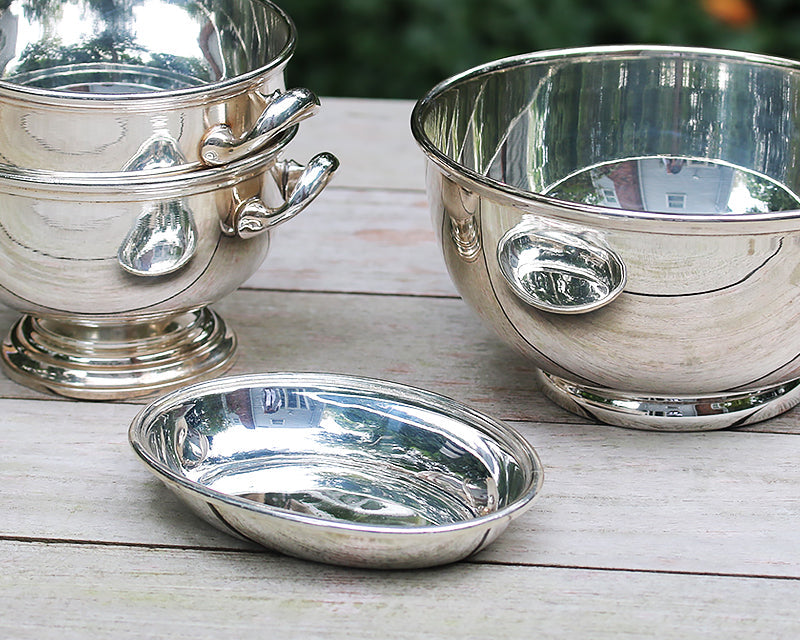 Hôtel Silver Vintage Oval Dish