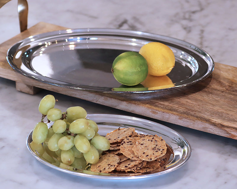 Hôtel Silver Vintage Oval Tray