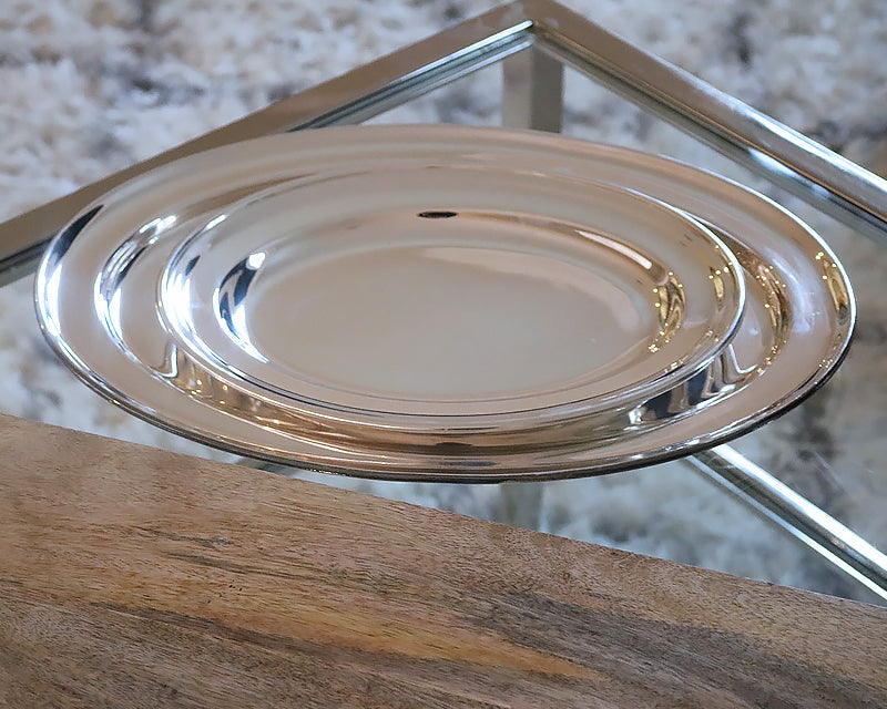 Hôtel Silver Vintage Oval Tray