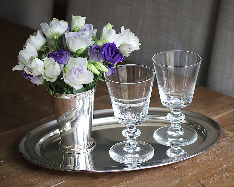 Hôtel Silver Vintage Oval Tray
