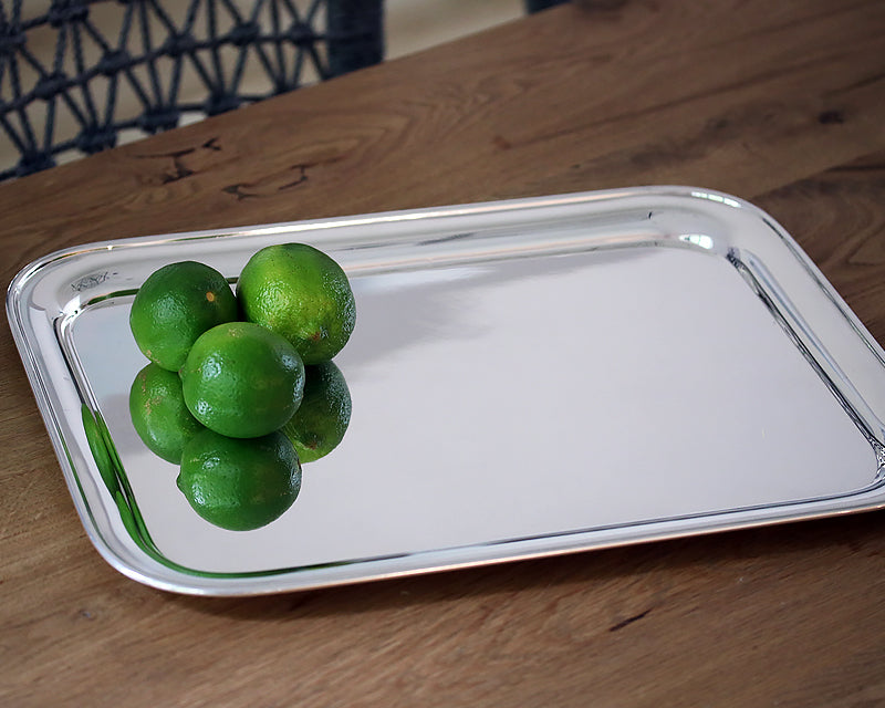 Hôtel Silver Vintage Rectangular Tray