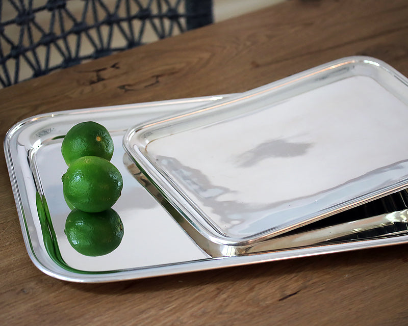 Hôtel Silver Vintage Rectangular Tray