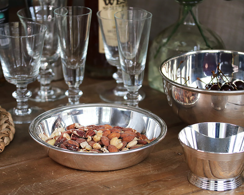 Hôtel Silver Vintage Round Shallow Bowl