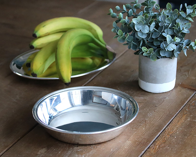Hôtel Silver Vintage Round Shallow Bowl