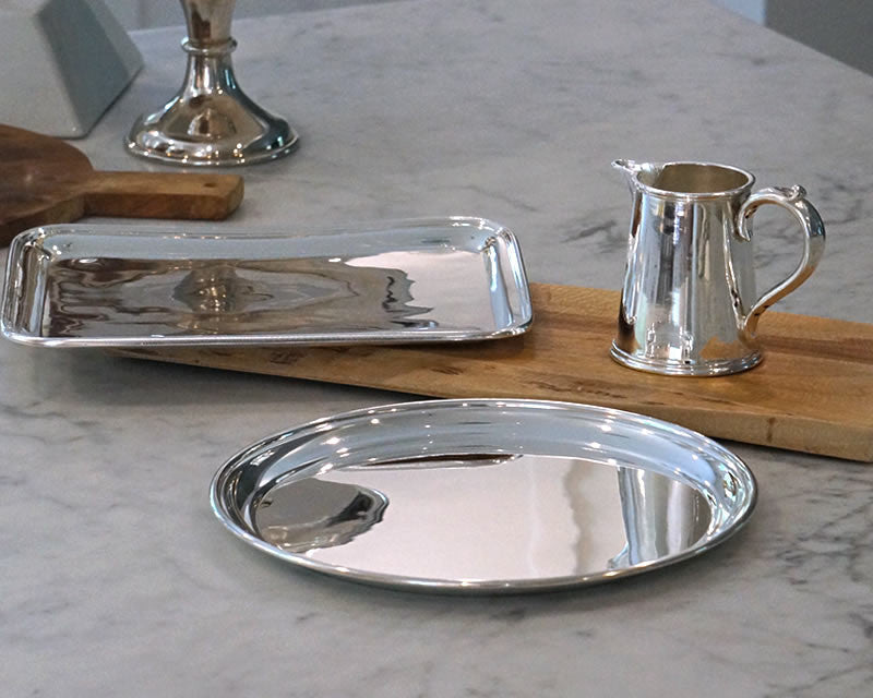 Hôtel Silver Vintage Round Tray