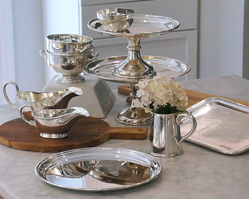 Hôtel Silver Vintage Round Tray