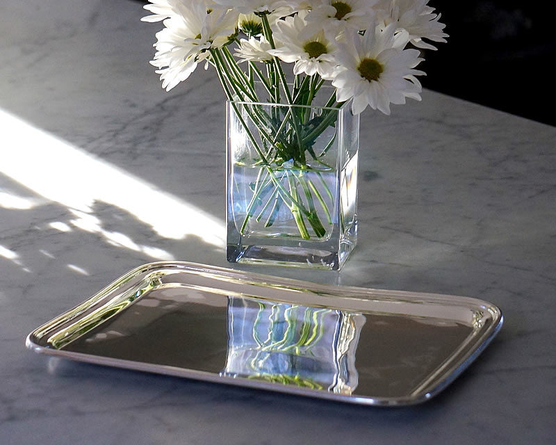Hôtel Silver Vintage Rectangular Tray