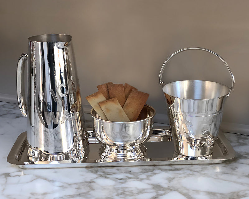 Hôtel Silver Private Label Pedestal Bowl