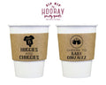 Huggies and Chuggies Beers and Onesie Baby Shower Coffee Sleeve