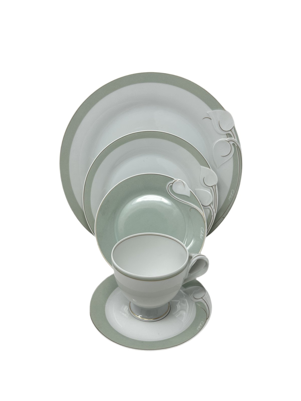 Hutschenreuther Fleuron Decor Printemps Chloe - 5 Piece Place Setting