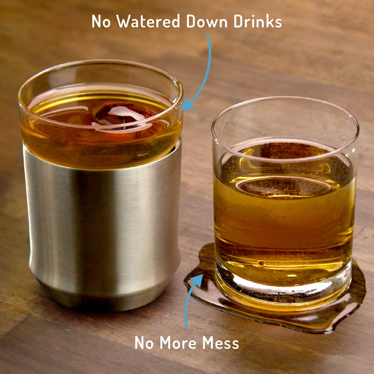 Hybrid Rocks Glass | Set of 2