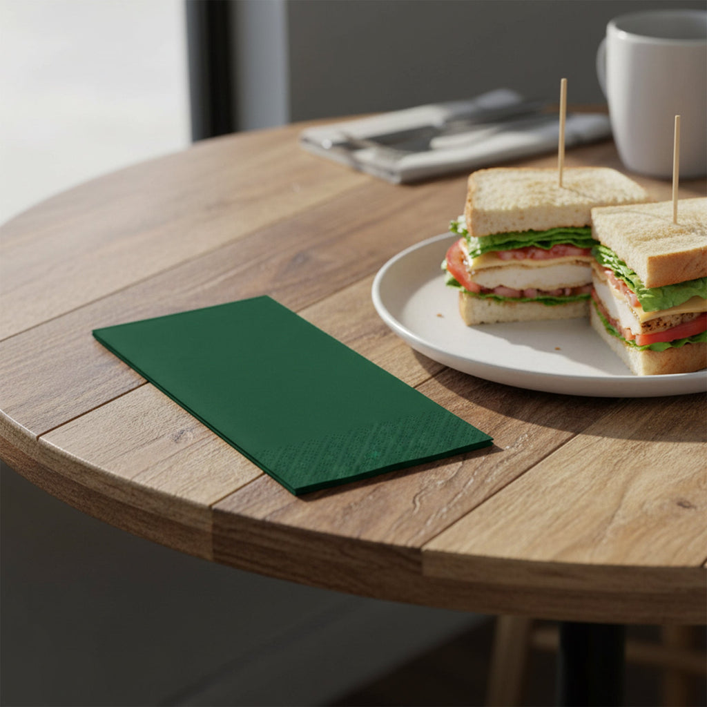 Hunter Green Paper Dinner Napkins