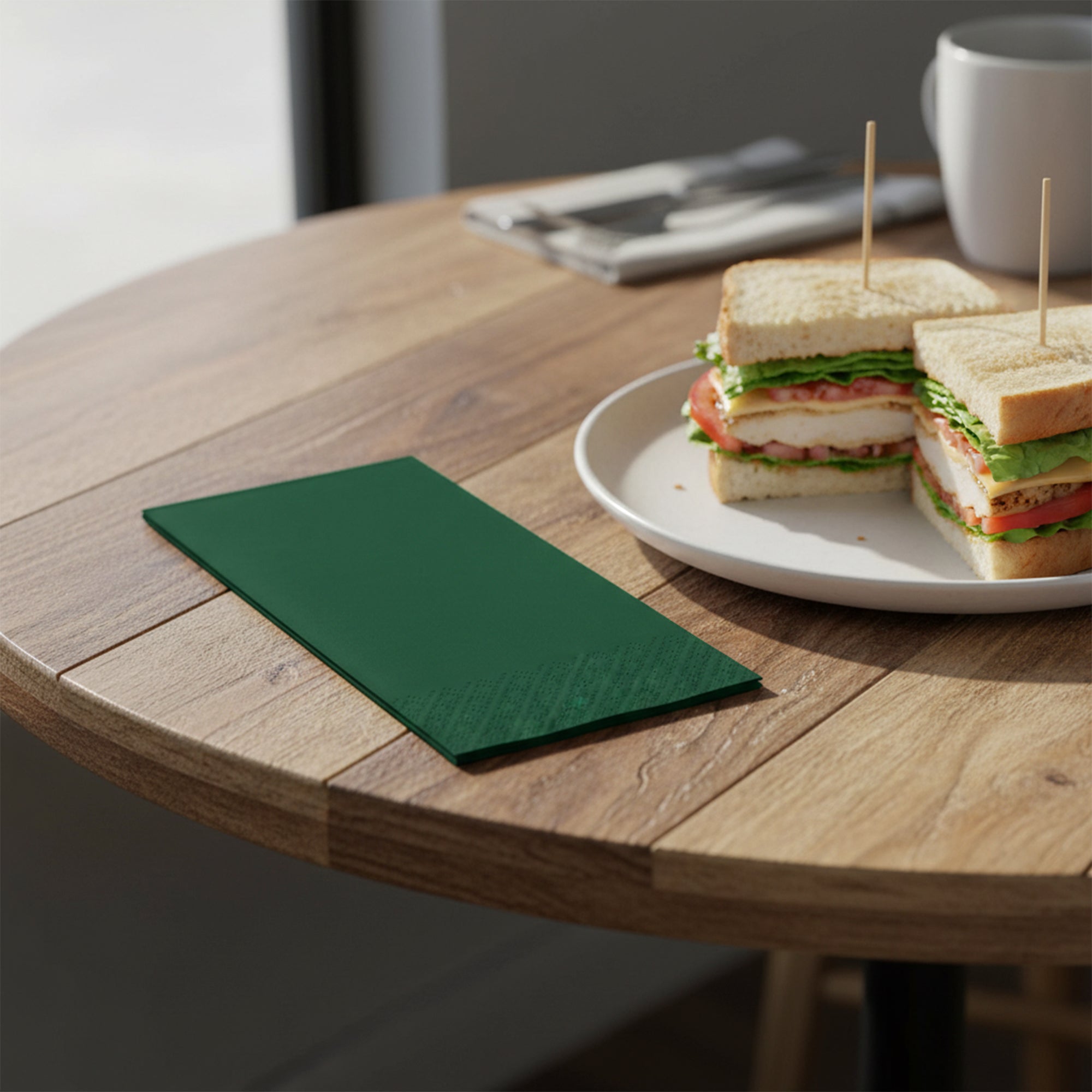 Hunter Green Paper Dinner Napkins