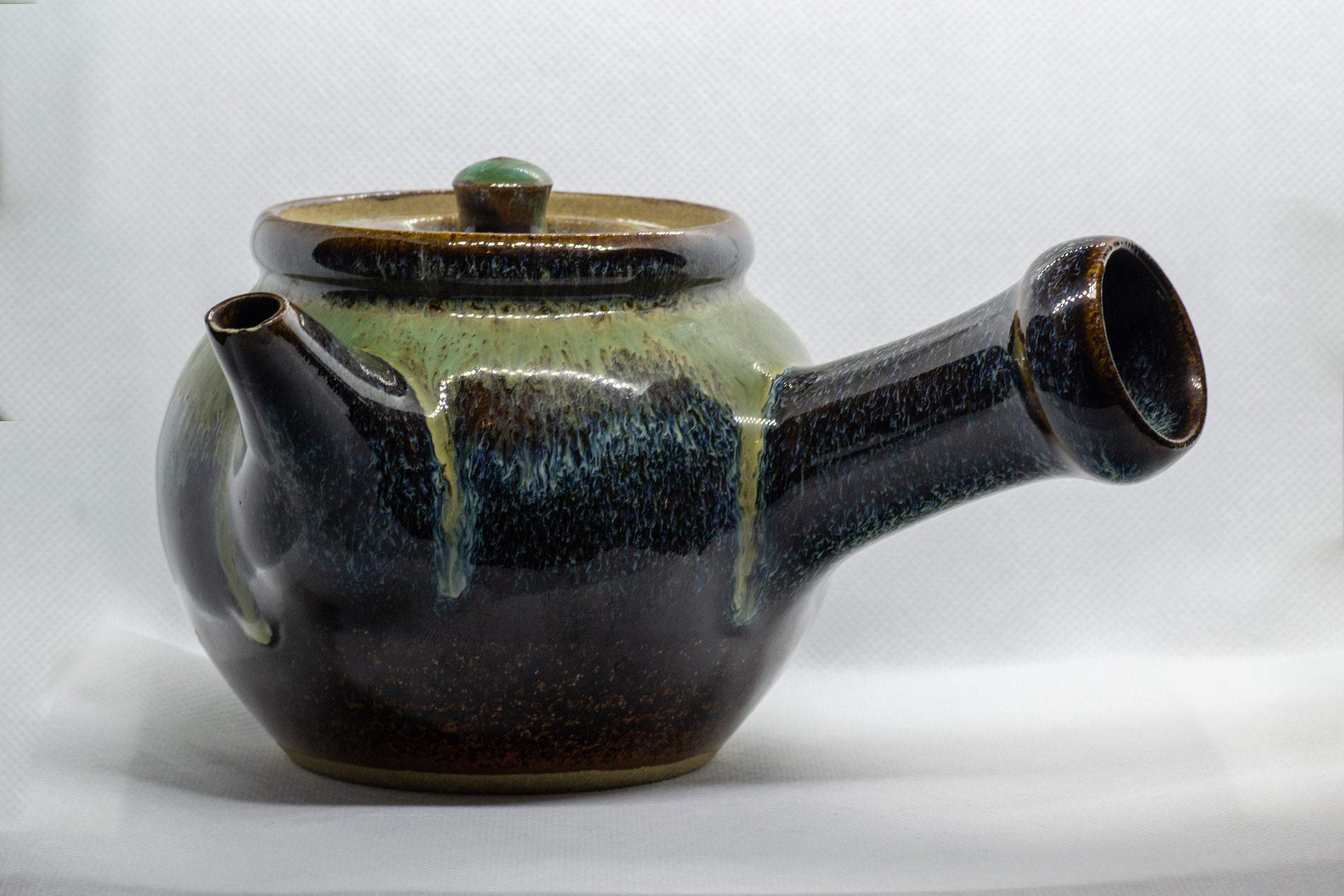 Japanese Kyusu - Large Koishiwara-yaki Ceramic Teapot - 525ml