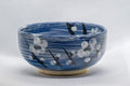 Japanese Matcha Bowl - Plum Blossoms Hantsutsu-gata Chawan - 350ml
