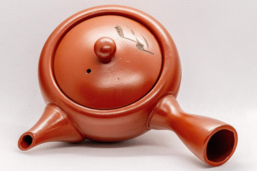 Japanese Kyusu - Tokoname-yaki Ceramic Teapot with Mesh Strainer - 225ml