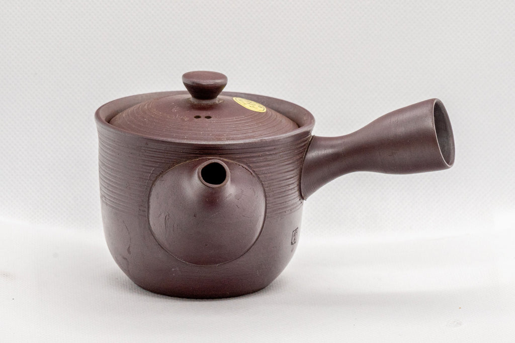 Japanese Kyusu - Tall Banko-yaki Ceramic Teapot - 170ml