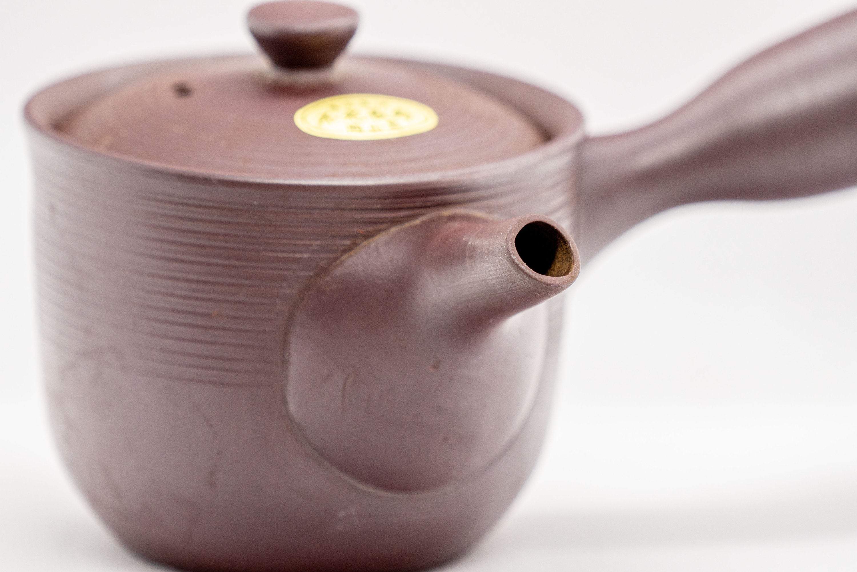 Japanese Kyusu - Tall Banko-yaki Ceramic Teapot - 170ml