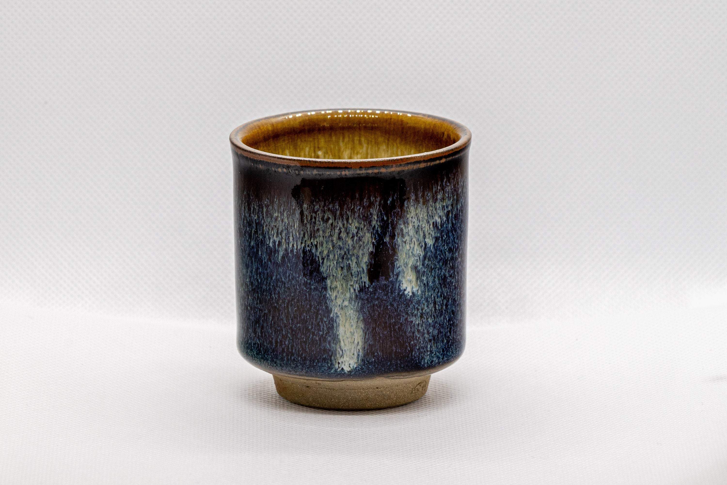 Japanese Teacup - Hare's Fur Tsutsu-gata Yunomi - 120ml