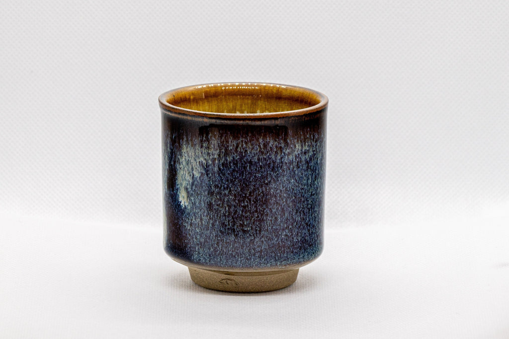 Japanese Teacup - Hare's Fur Tsutsu-gata Yunomi - 120ml
