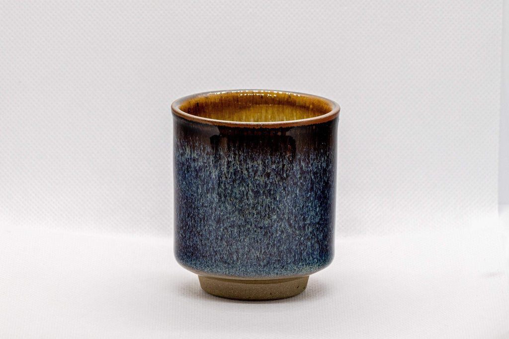 Japanese Teacup - Hare's Fur Tsutsu-gata Yunomi - 120ml
