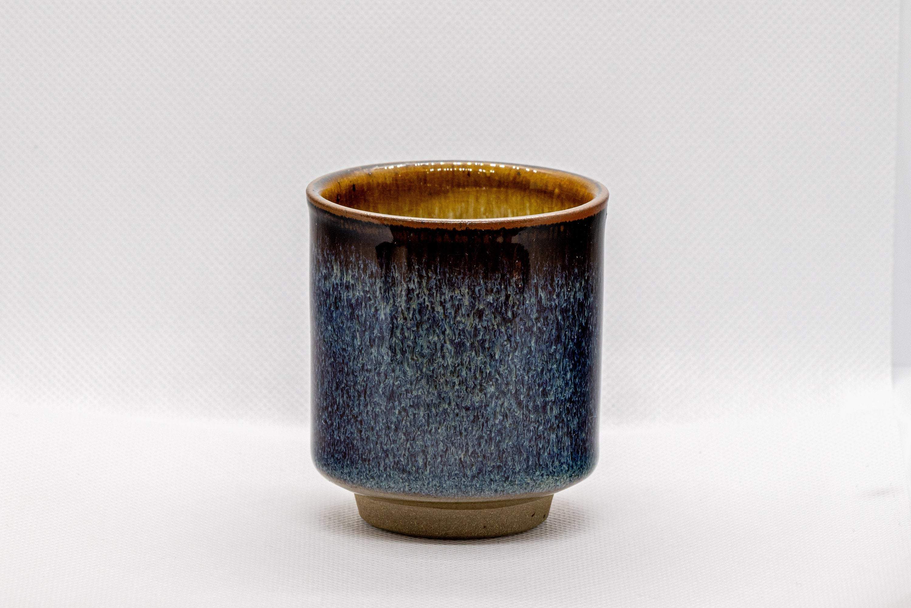 Japanese Teacup - Hare's Fur Tsutsu-gata Yunomi - 120ml