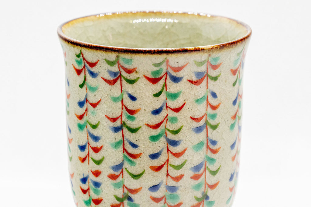 Japanese Teacup - Shibukusa-yaki Tsutsu-gata Yunomi - 135ml
