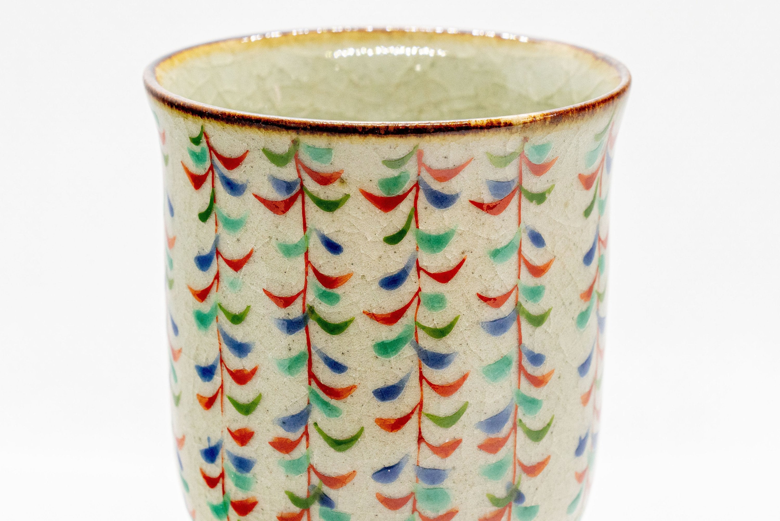 Japanese Teacup - Shibukusa-yaki Tsutsu-gata Yunomi - 135ml