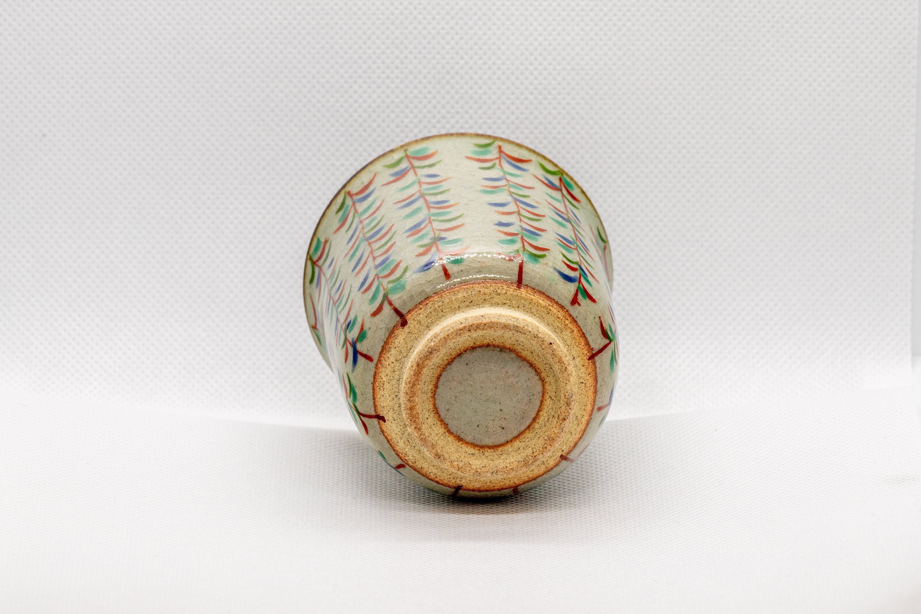 Japanese Teacup - Shibukusa-yaki Tsutsu-gata Yunomi - 135ml