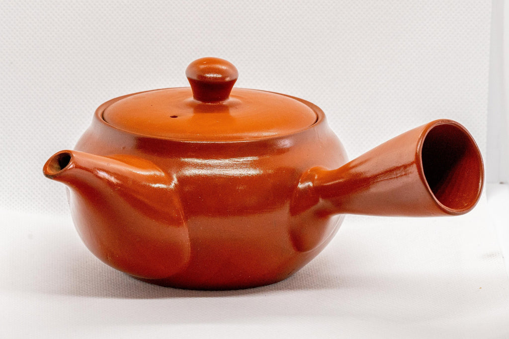 Japanese Kyusu - Tokoname-yaki Ceramic Teapot with Mesh Strainer - 300ml