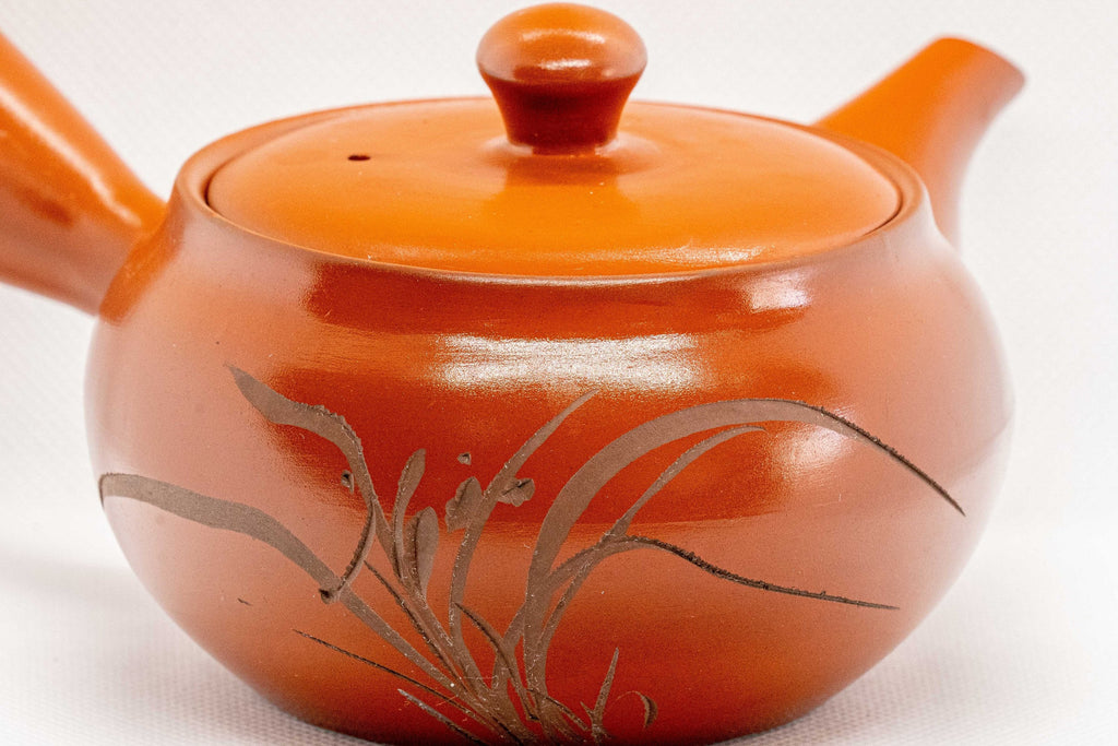 Japanese Kyusu - Tokoname-yaki Ceramic Teapot with Mesh Strainer - 300ml