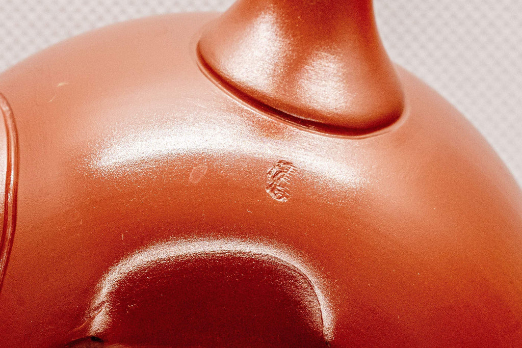 Japanese Kyusu - Floral Red Shudei Tokoname-yaki Ceramic Teapot - 350ml