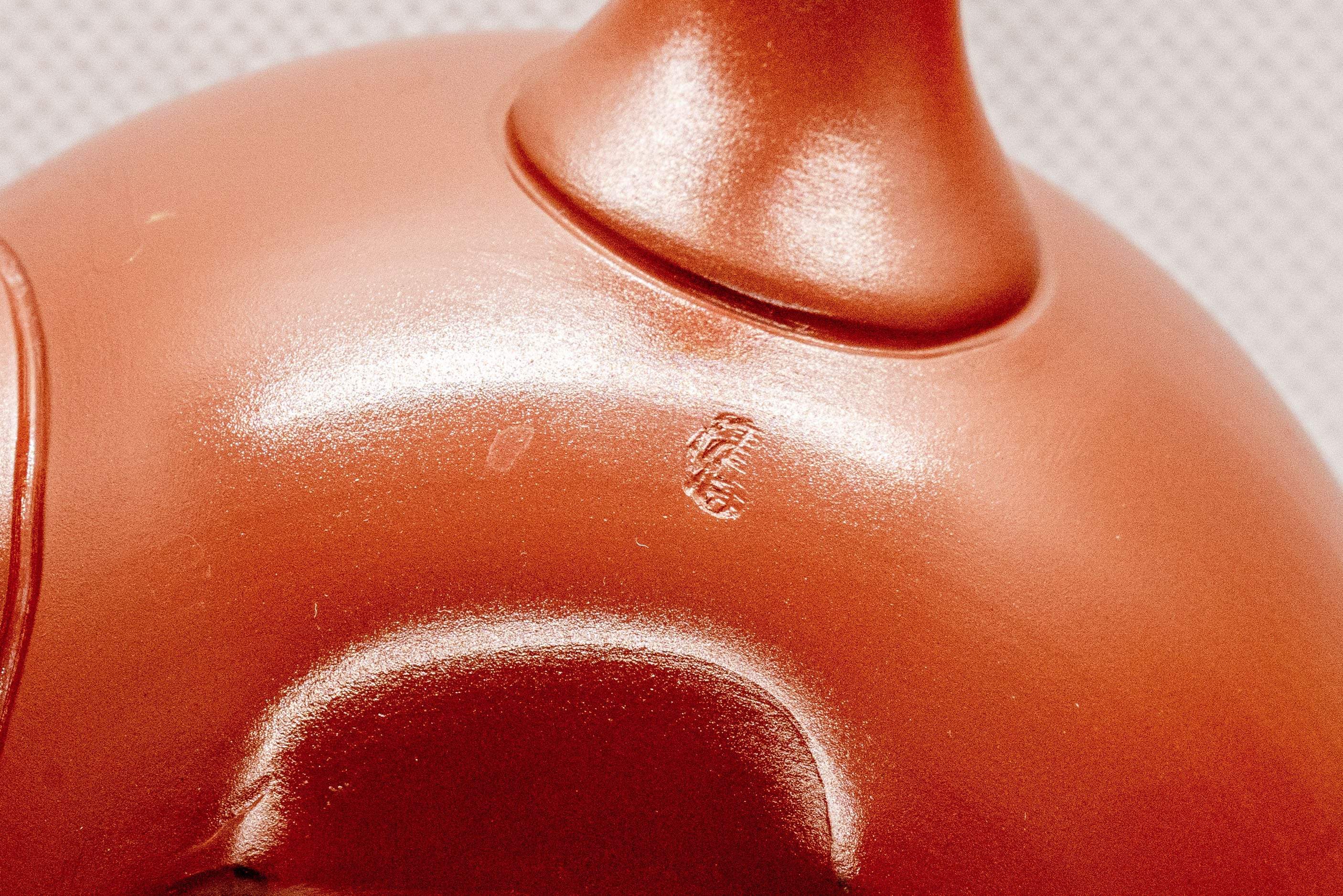 Japanese Kyusu - Floral Red Shudei Tokoname-yaki Ceramic Teapot - 350ml