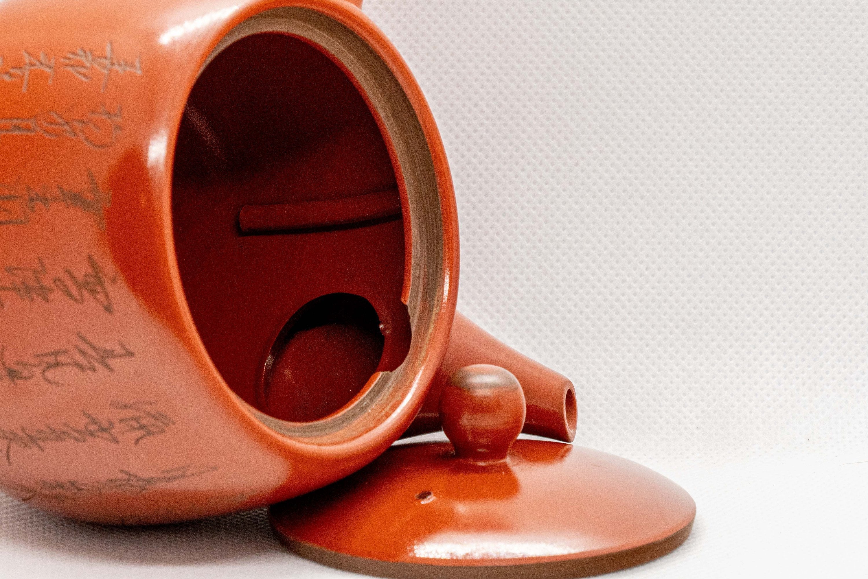 Japanese Kyusu - Tokoname-yaki Ceramic Teapot with Mesh Strainer - 300ml
