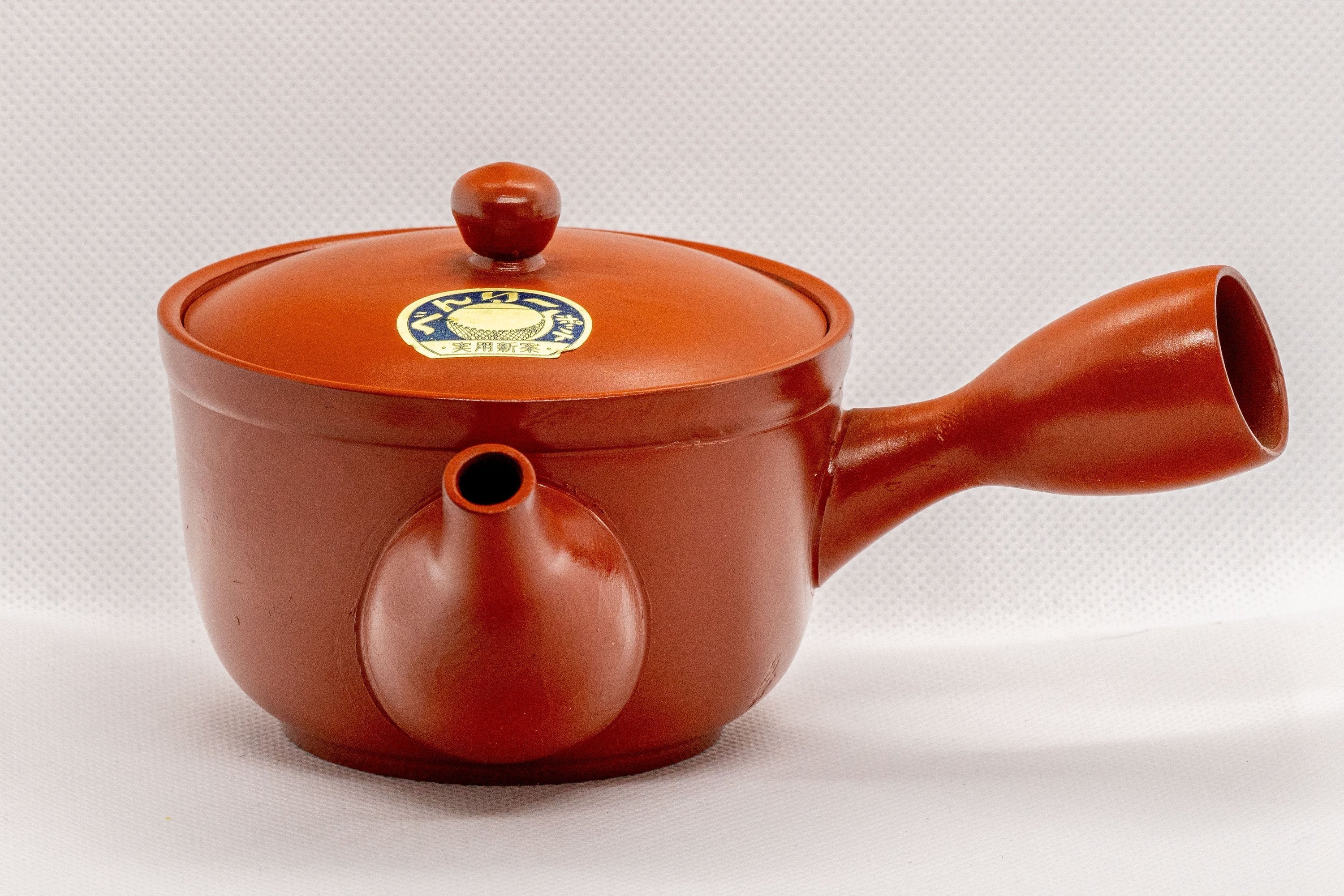Japanese Kyusu - Red Shudei Tokoname-yaki Nozomi Teapot - 225ml