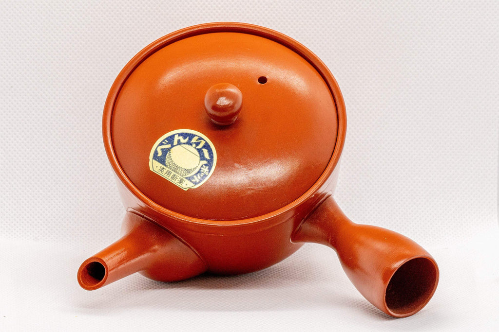 Japanese Kyusu - Red Shudei Tokoname-yaki Nozomi Teapot - 225ml