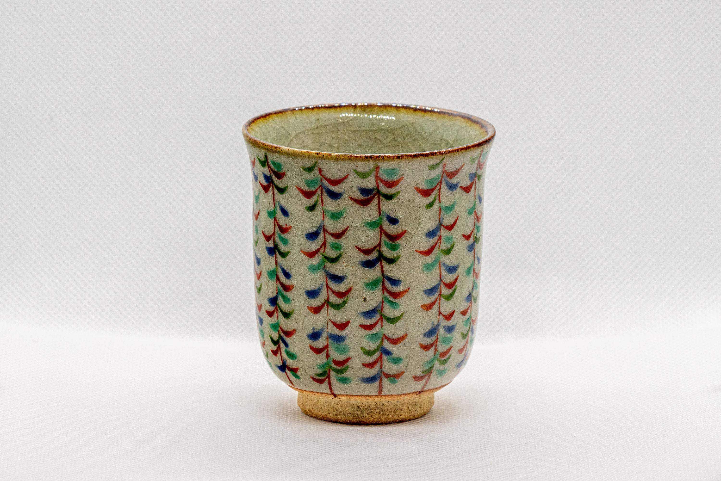 Japanese Teacup - Shibukusa-yaki Tsutsu-gata Yunomi - 135ml
