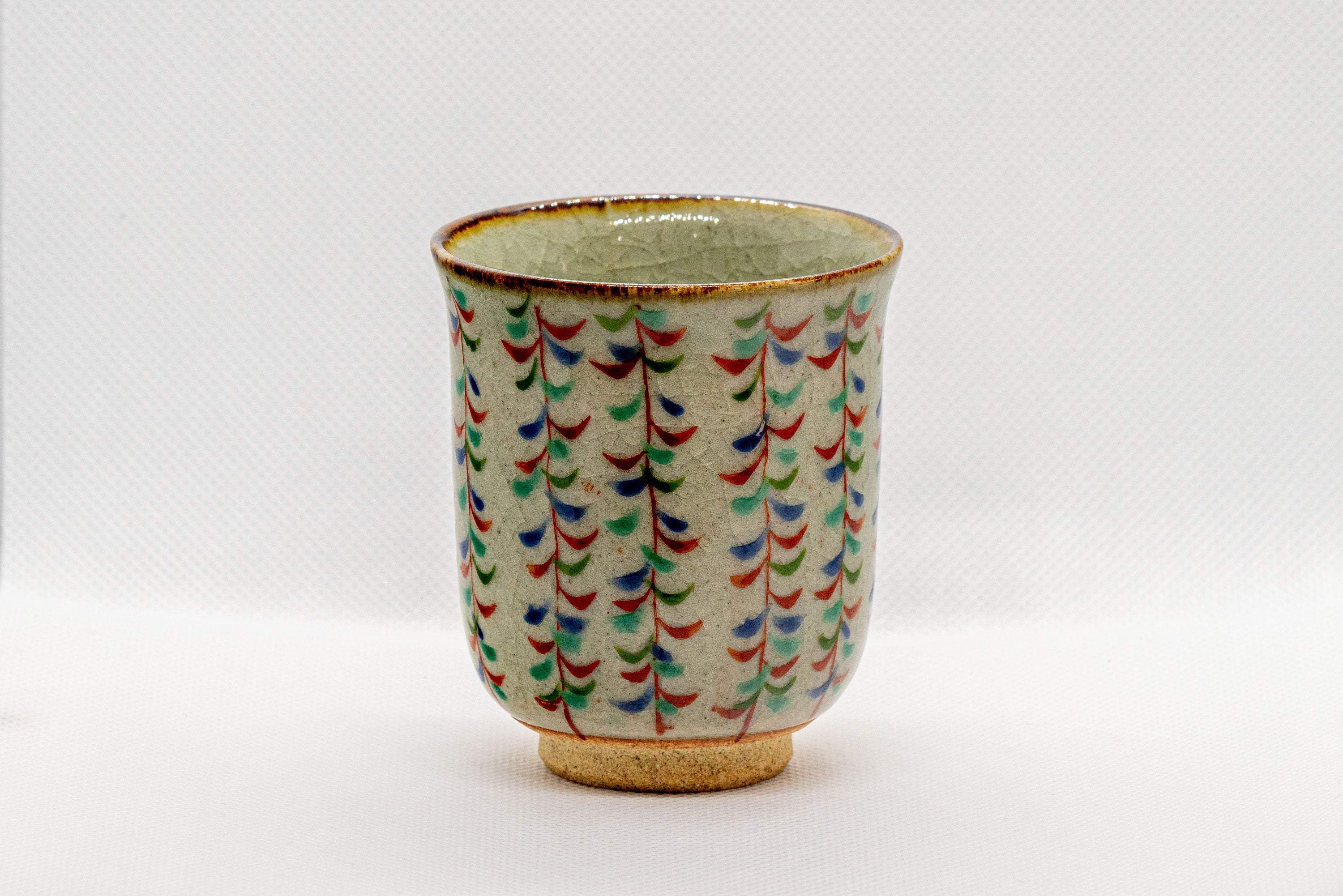 Japanese Teacup - Shibukusa-yaki Tsutsu-gata Yunomi - 135ml