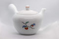Japanese Kyusu - Persimmon Porcelain Arita-yaki Debeso Teapot - 315ml