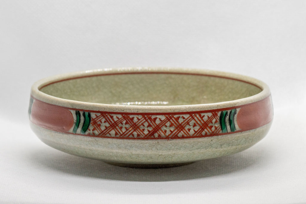 Japanese Matcha Bowl - Shibukusa-yaki Badarai-gata chawan