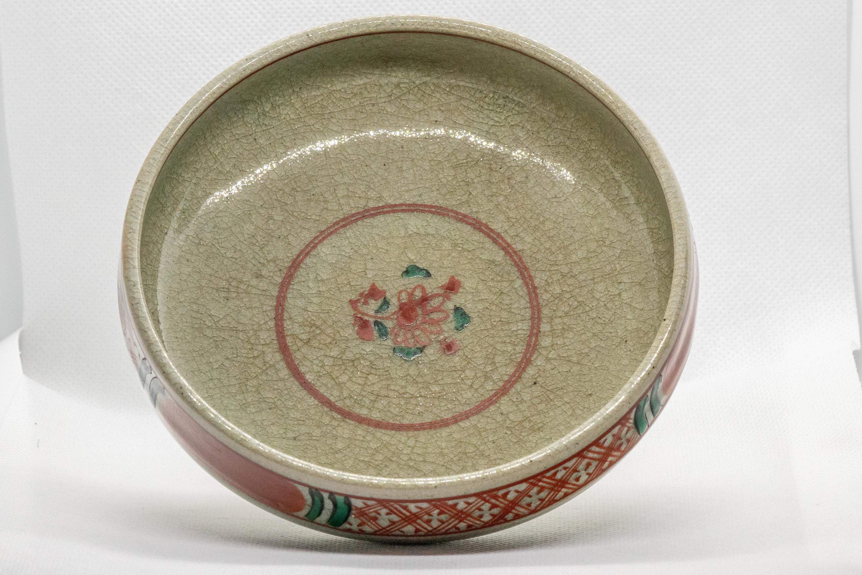 Japanese Matcha Bowl - Shibukusa-yaki Badarai-gata chawan