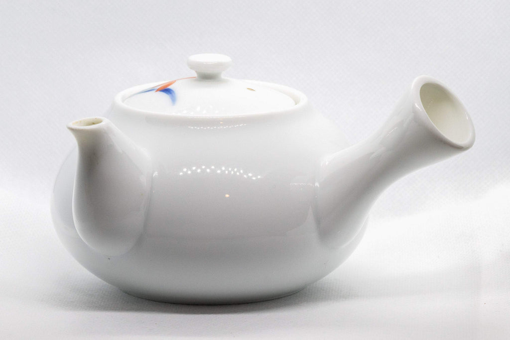 Japanese Kyusu - Large Floral Arita-yaki Ceramic Porcelain Debeso Teapot - 550ml