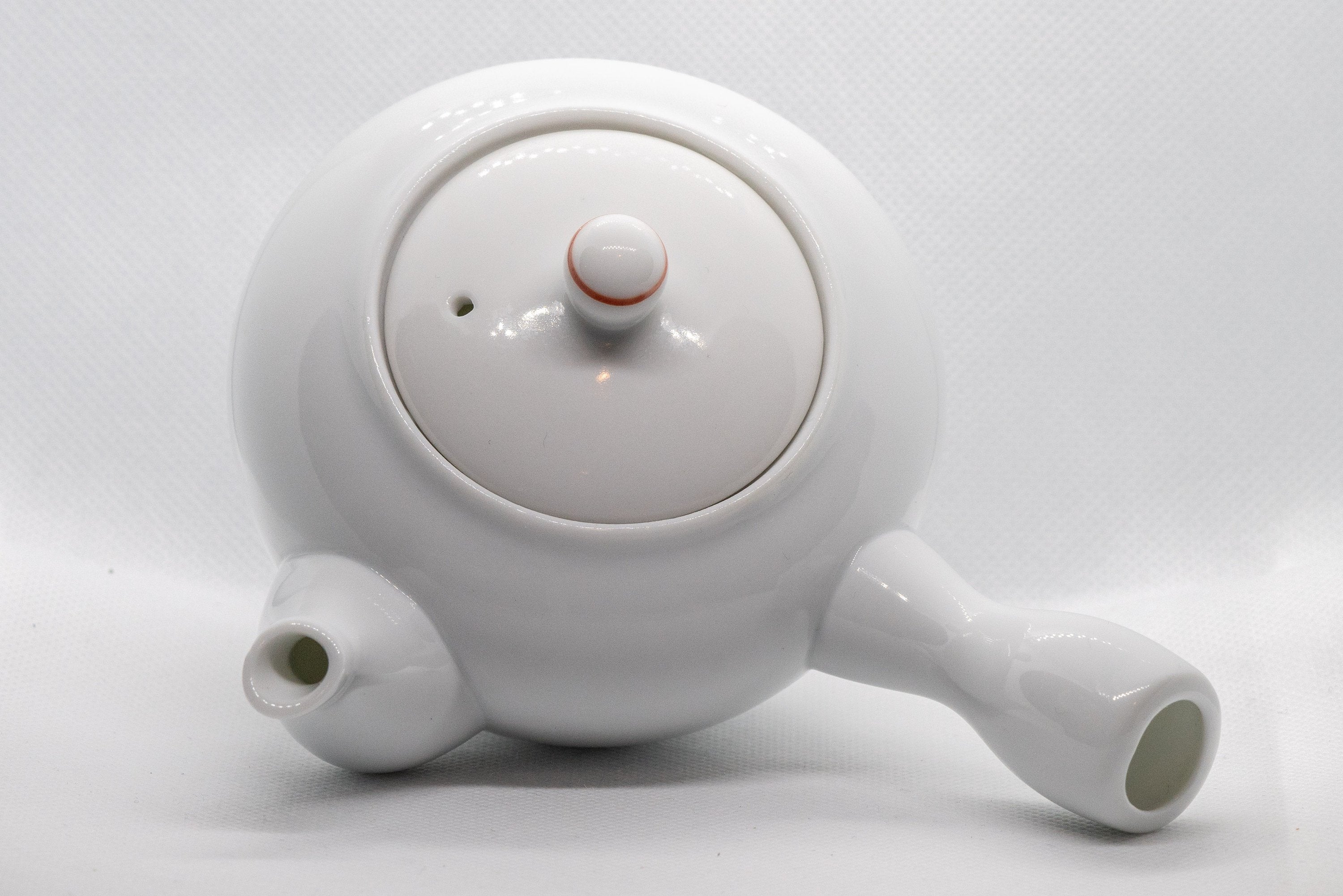 Japanese Kyusu - Persimmon Porcelain Arita-yaki Debeso Teapot - 315ml