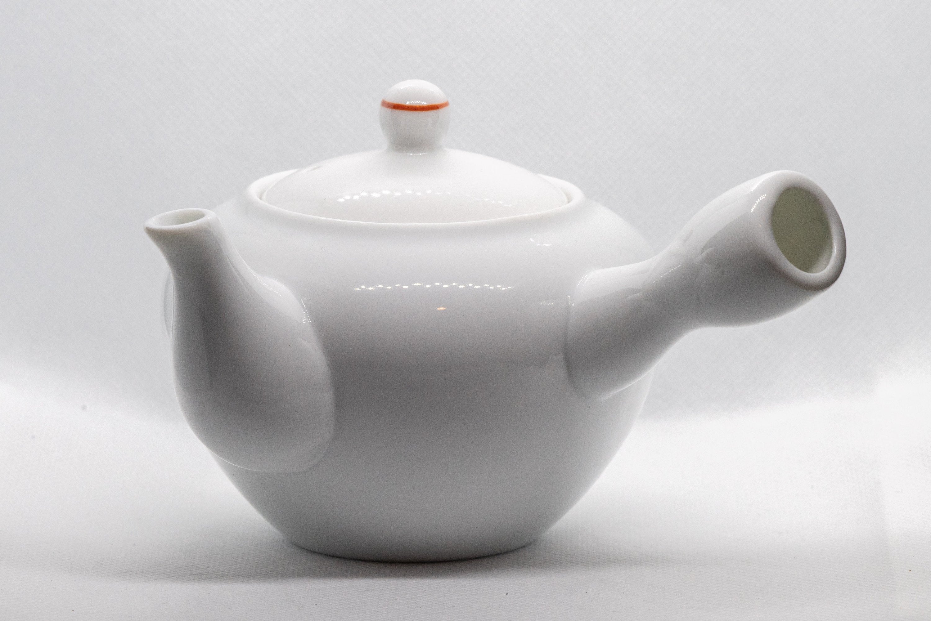 Japanese Kyusu - Persimmon Porcelain Arita-yaki Debeso Teapot - 315ml