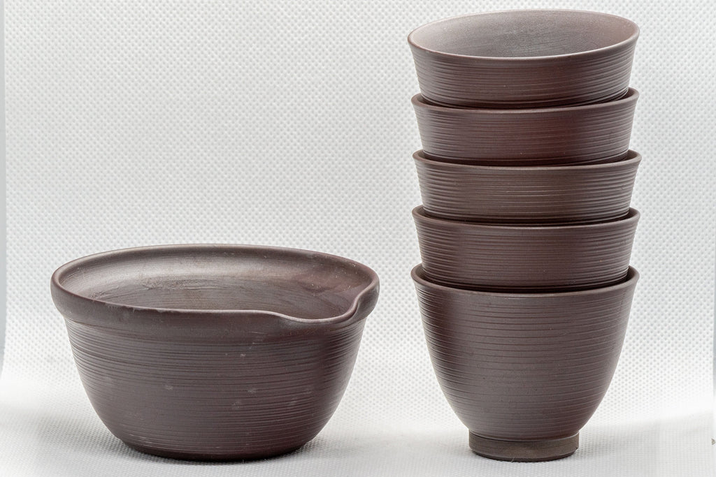 Japanese Tea Set - Banko-yaki Yuzamashi with 5 Senchawan