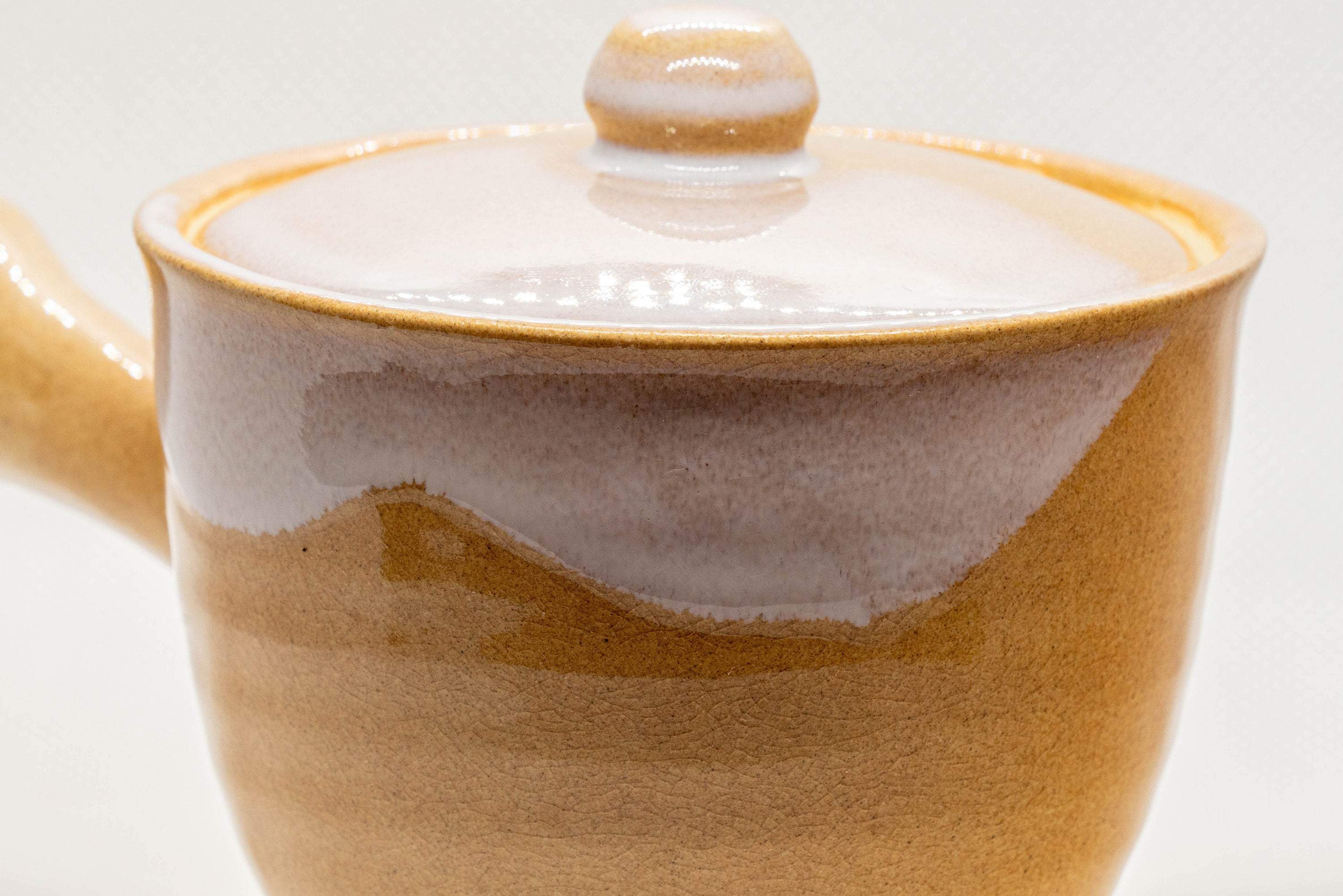 Japanese Kyusu - Houhin-style Hagi-yaki Do-ake Teapot - 300ml