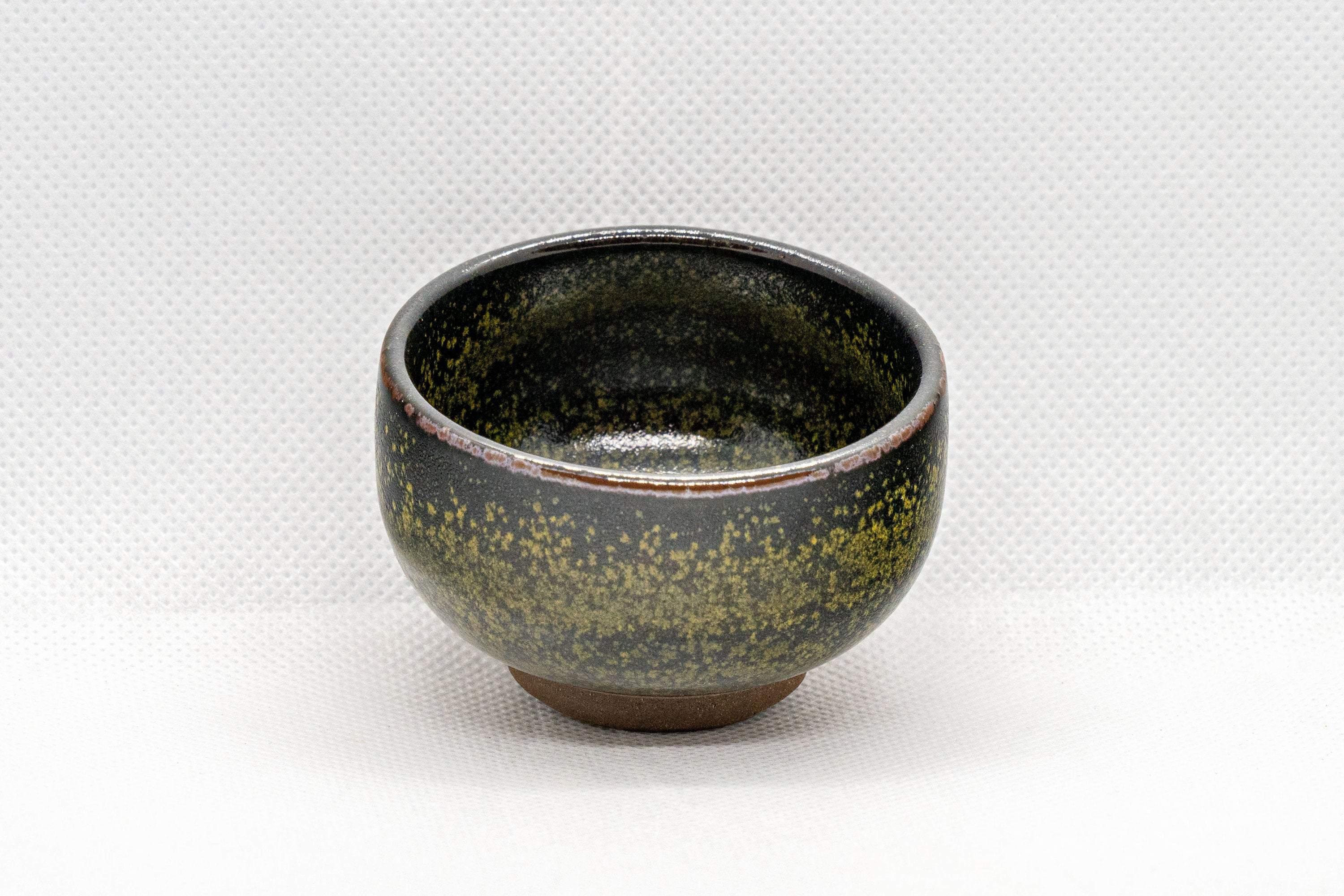 Japanese Teacups - Set of 5 Tenmoku Glazed Guinomi - 50ml