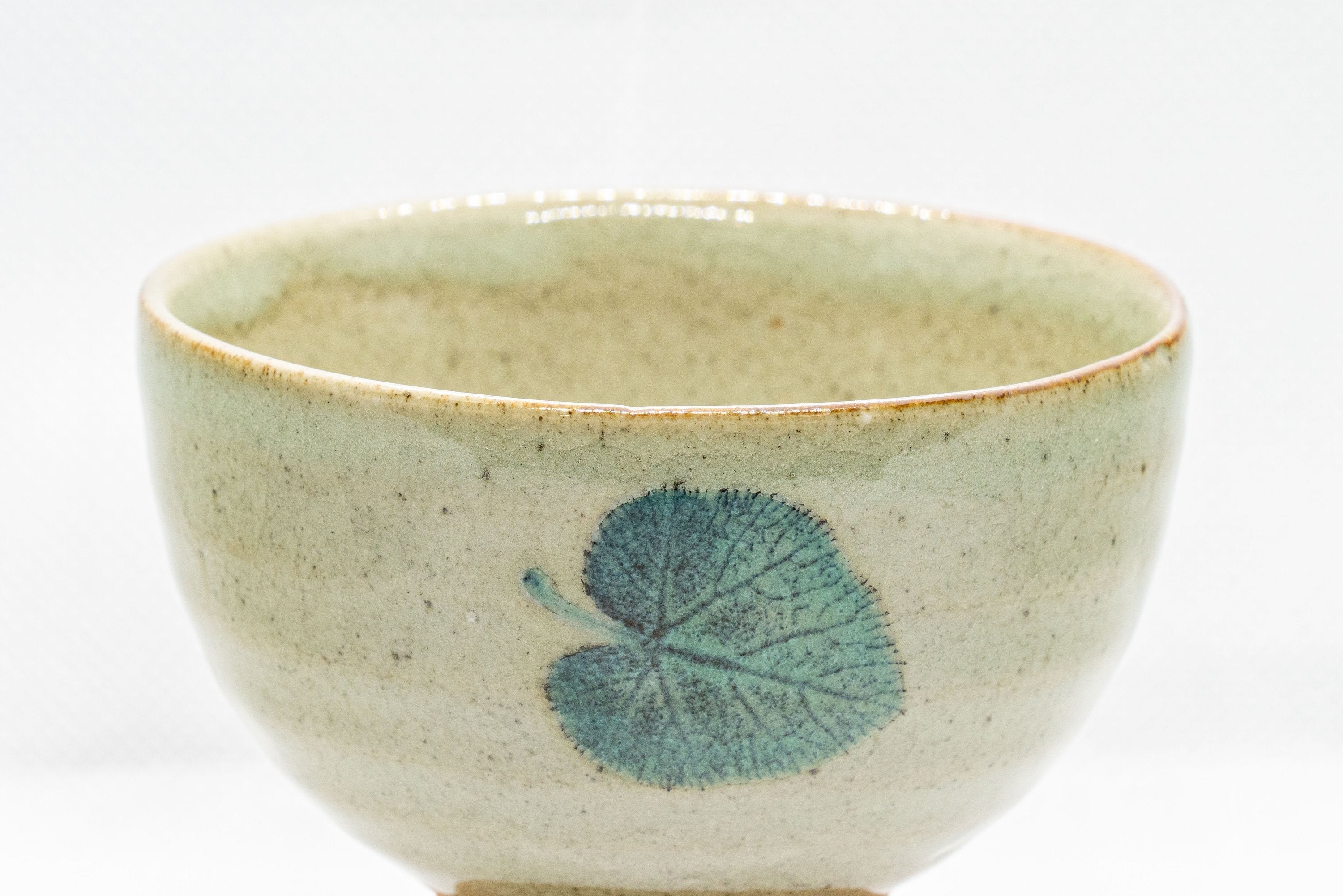 Japanese Teacup - Celadon Sugi-nari Yunomi - 160ml